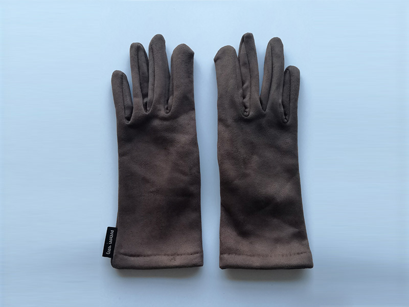 Women's style suede gloves touch screen gloves - 6