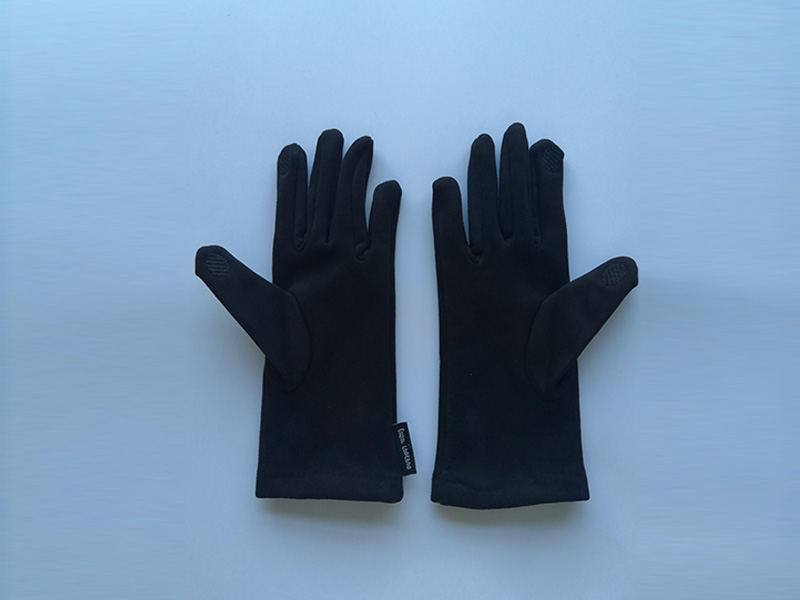 Women's style suede gloves touch screen gloves